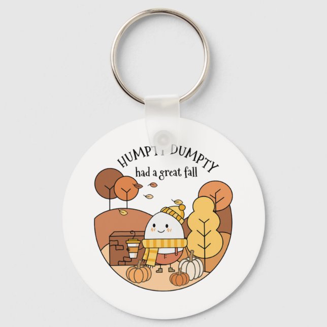 Llavero Humpty Dumpty Tuvo Una Gran Caída (Anverso)