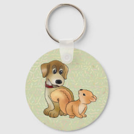Llavero Hund und Eichhörnchen