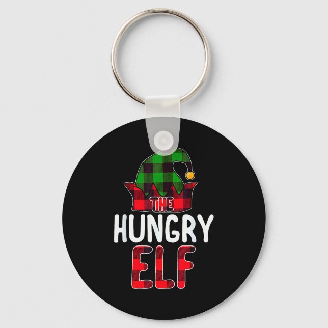Llavero Hungry Elf Matching Family Group Christmas Party P (Anverso)