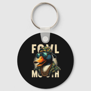 Llavero Hunter Fowl Boca Pato Cazando Goose Caza Graciosa 