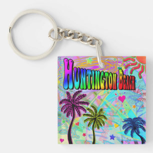 Llavero Huntington Beach Vivid Romance Keychain
