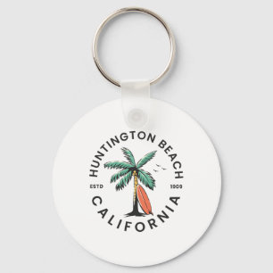 Llavero Huntington California Playa Surf Verano Vacaciones