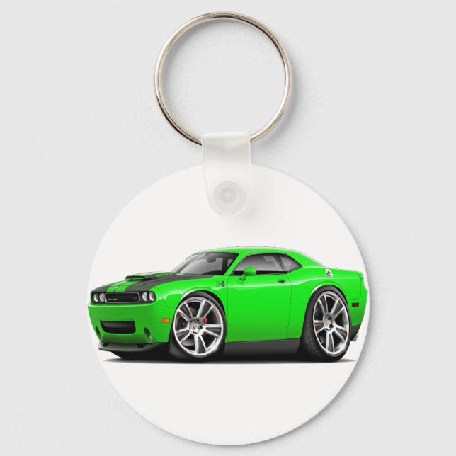 Llavero Hurst Challenger Lime Car (Anverso)