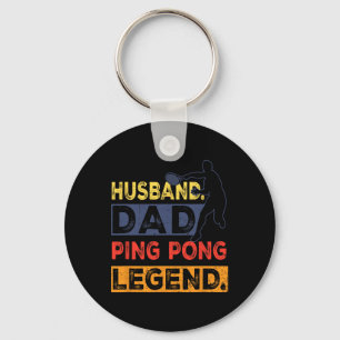 Llavero Husd Dad Ping Pong Legend Mesa de Tenis Padres Da
