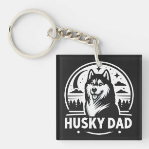 Llavero Husky Dad Gige Dog Owner Siberian Huskies Padre