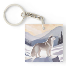 Husky de Alaska | Acuarela de Mountain Dog