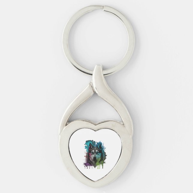 Llavero Husky Dog (Anverso)