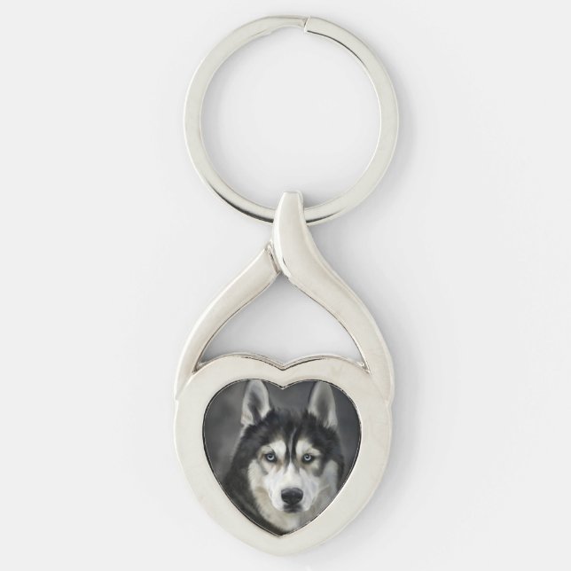 Llavero Husky Dog Big Dog Animal Mascota (Anverso)