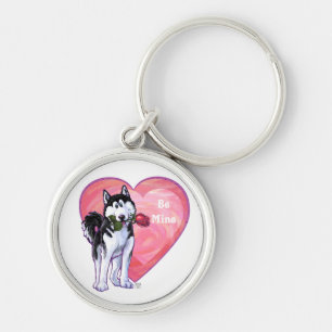 Llavero Husky El día de San Valentín