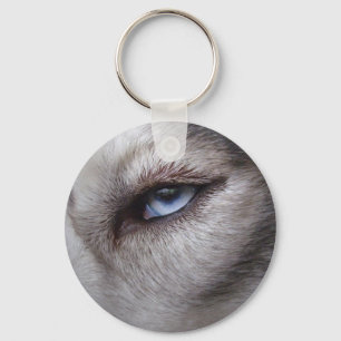 Llavero Husky Eye Keychain Siberian Husky Malamute Regalos