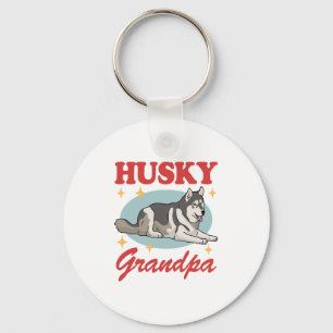 Llavero Husky Grandpa Dog Owner Siberian Husky