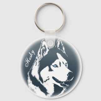 Llavero Husky Keychain Husky Malamute Dog Personalizado de