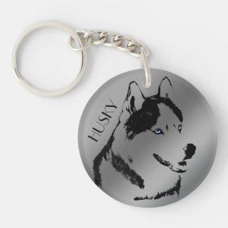Llavero Husky Keychain Husky Malamute Keychain Personaliza