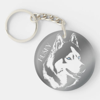 Llavero Husky Keychain Husky Malamute Keychain Personaliza