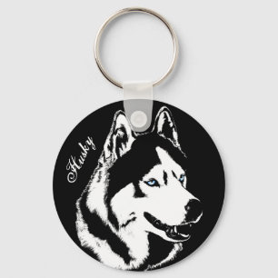 Llavero Husky Keychain Husky Malamute Keychain Personaliza