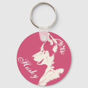 Llavero Husky Keychain Siberian Husky Dog Keychain Persona