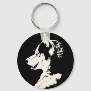 Llavero Husky Keychain Siberian Husky Malamute Regalos