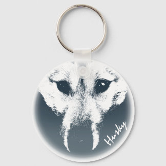 Llavero Husky Pup Keychain Husky Wolf Personalizados