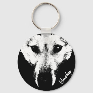 Llavero Husky Pup Keychain Husky Wolf Personalizados