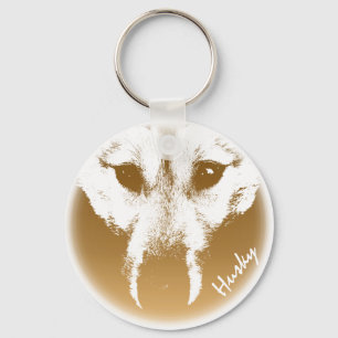 Llavero Husky Pup Keychain Husky Wolf Personalizados