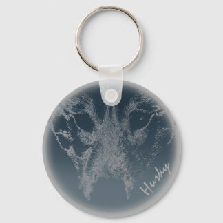 Llavero Husky Pup Keychain Husky Wolf Personalizados