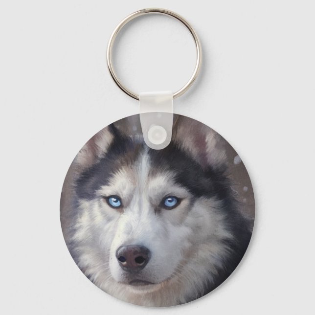 Llavero Husky Siberian (Anverso)