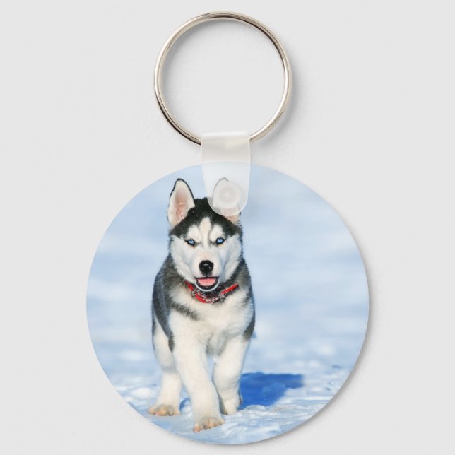 Llavero Husky Siberian (Anverso)