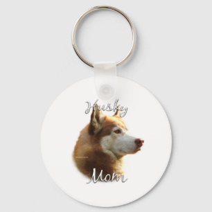 Llavero Husky siberiano (rojo) Mamá 2
