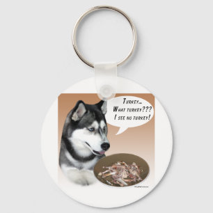 Llavero Husky siberiano (Turquía negra)