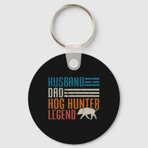 Llavero Husnd Dad Hog Hunter Legend Día del Padre Divertid