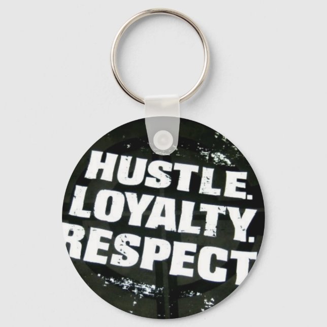 Llavero Hustle, lealtad. Respetar la cadena de claves (Anverso)