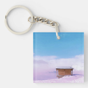 Llavero Hut de Montaña de Nieve Francesa