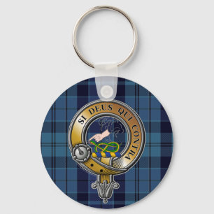 Llavero Hutton Tartan & Badge