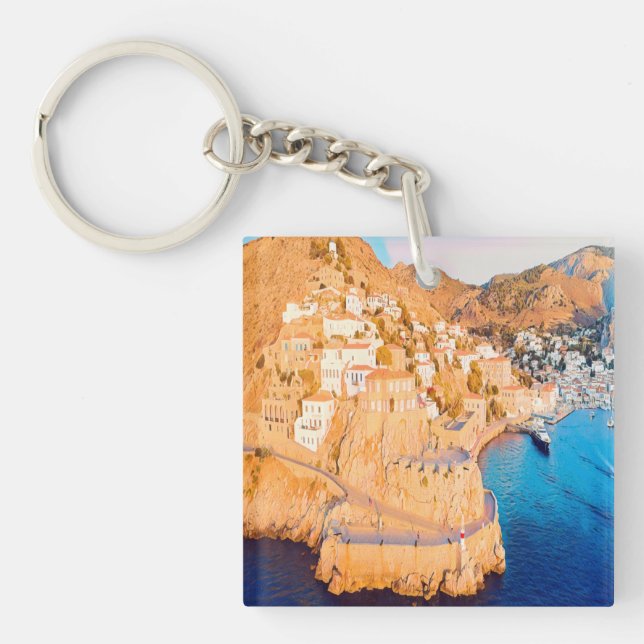 Llavero HYDRA - Castillo de Kavos - puerto (Frente)