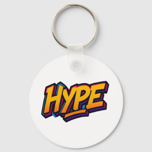Llavero Hype Vibes - Audaz Graffiti Streetwear Design