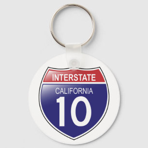 Llavero I-10 California Keychain