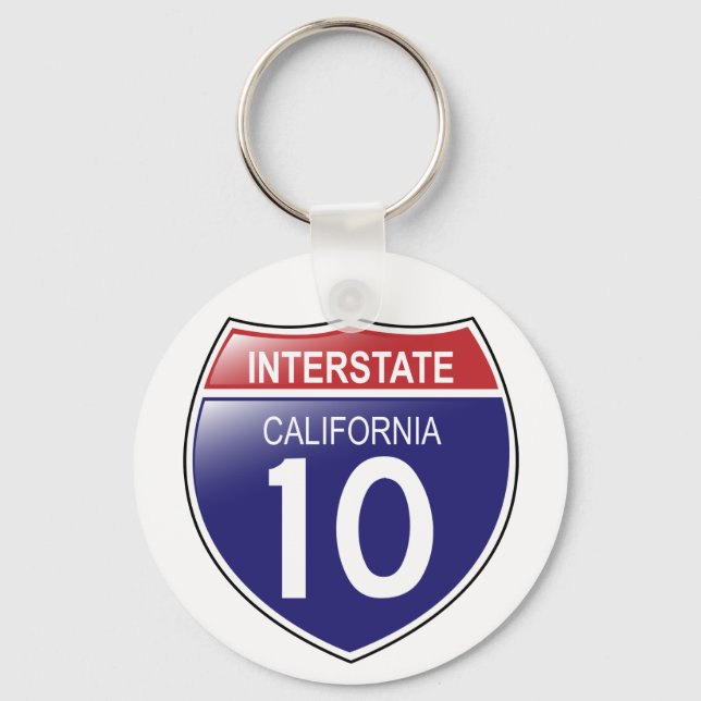 Llavero I-10 California Keychain (Anverso)