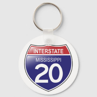 Llavero I-20 Mississippi Keychain