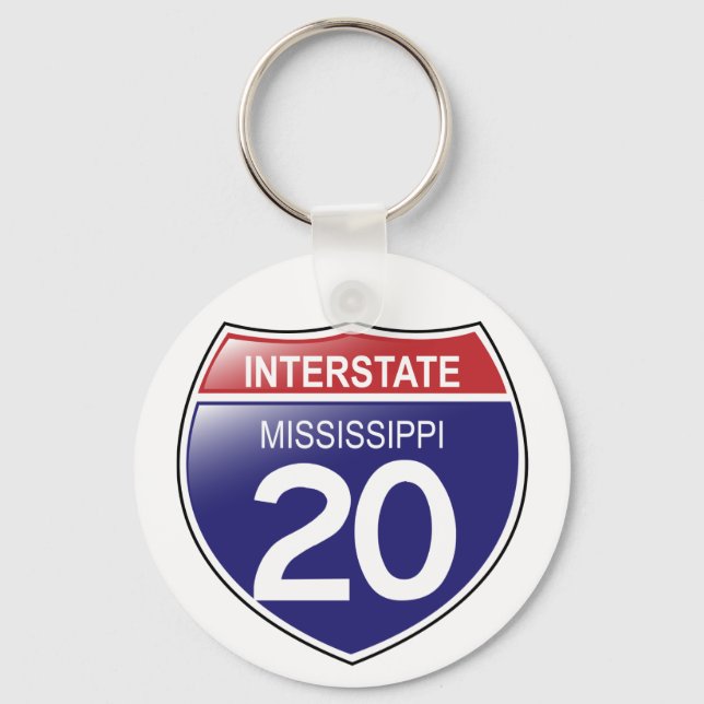 Llavero I-20 Mississippi Keychain (Anverso)