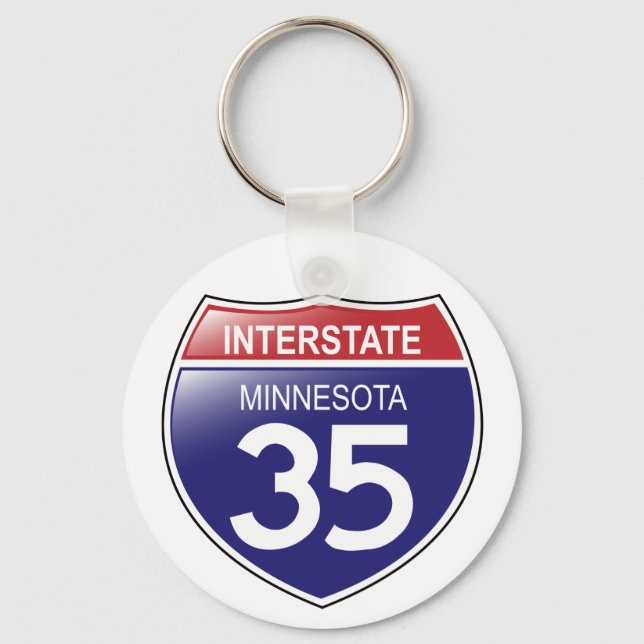 Llavero I-35 Minnesota Keychain (Anverso)