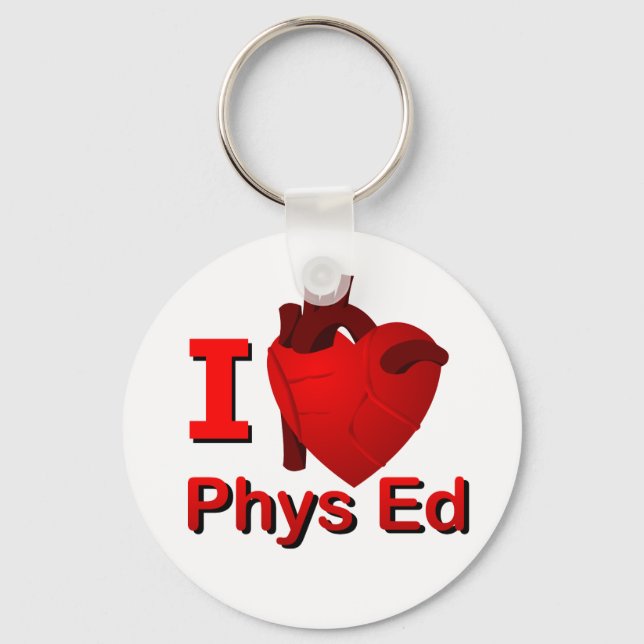 Llavero I <3 Phys Ed (Anverso)