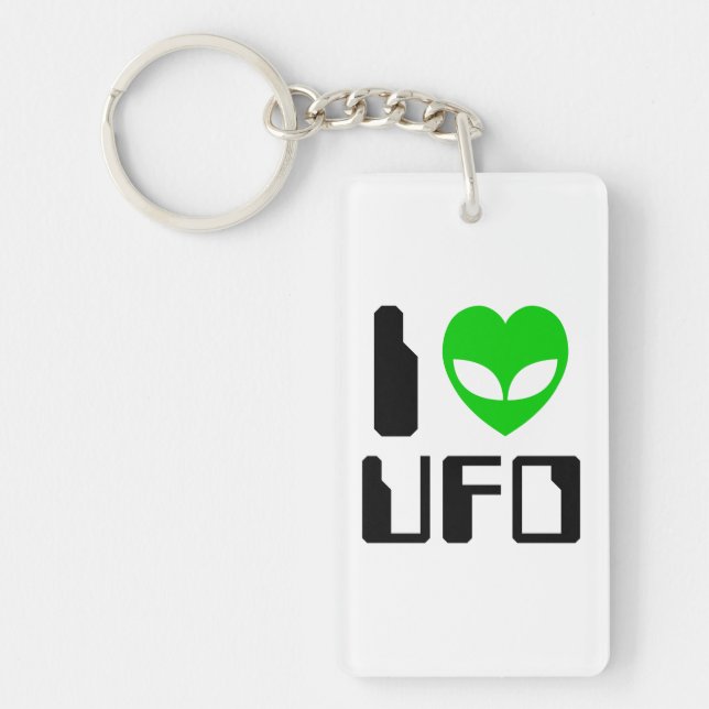 Llavero I Alien Heart UFO (Frente)