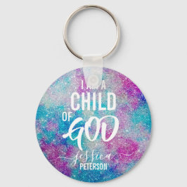 Llavero "I AM A CHILD OF GOD" Keychain