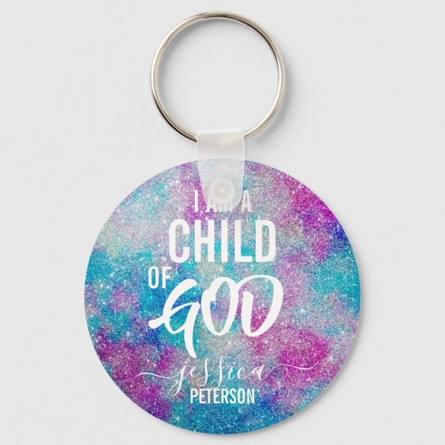 Llavero "I AM A CHILD OF GOD" Keychain (Anverso)