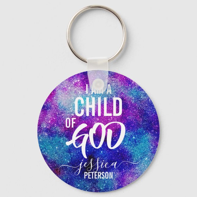 Llavero "I AM A CHILD OF GOD" Keychain (Anverso)