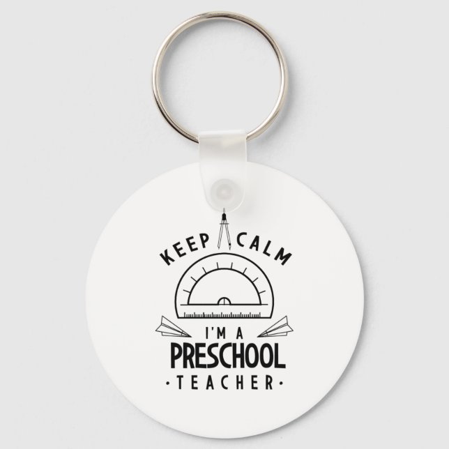 Llavero I Am A Preschool Teacher (Anverso)