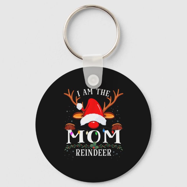 Llavero I Am The Mom Reindeer Christmas Family  (Anverso)