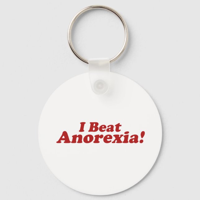 Llavero I Beat Anorexia! (Anverso)