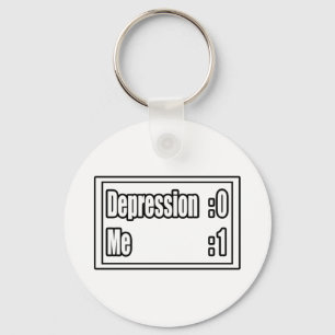 Llavero I Beat Depression (Cuadro de indicadores)