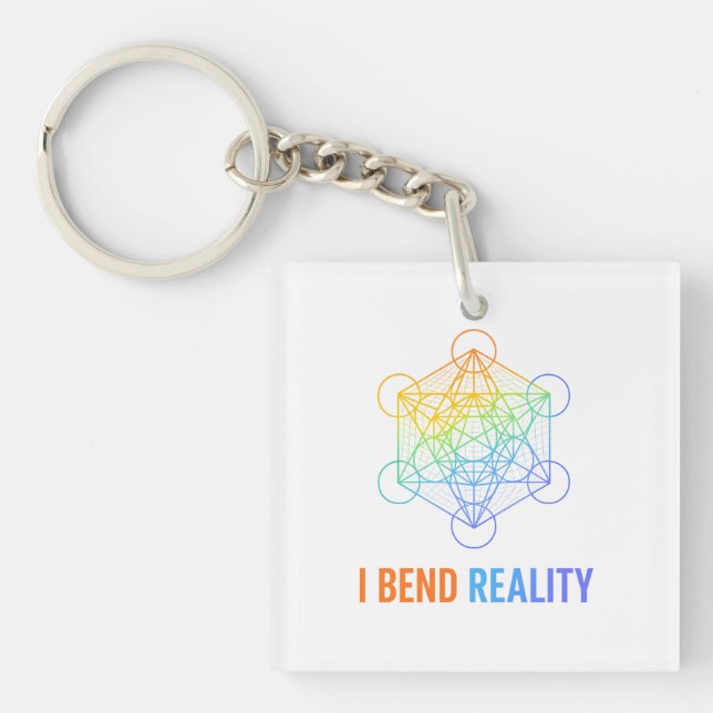 Llavero I Bend Reality – Sacred Geometry Energy Design (Frente)